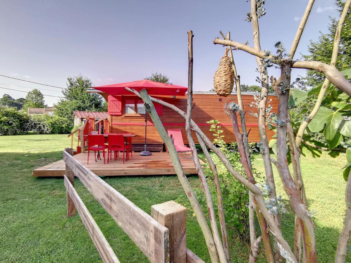 La Roulotte Du Cagire - 4 Pers - Pyrenees Guest House Villeneuve-de-Rivière Exterior photo