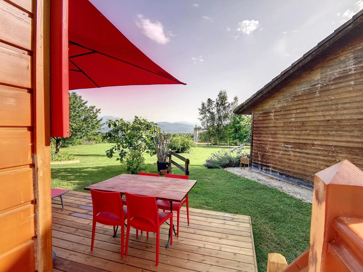 La Roulotte Du Cagire - 4 Pers - Pyrenees Guest House Villeneuve-de-Rivière Exterior photo